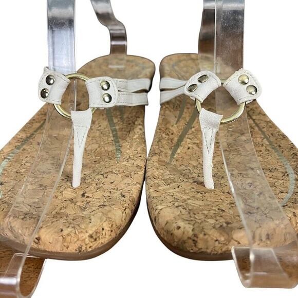 Aetrex Taylor Womens White Sandals Thongs Slides Flip Flops Summer Shoes 8.5 - Picture 7 of 16